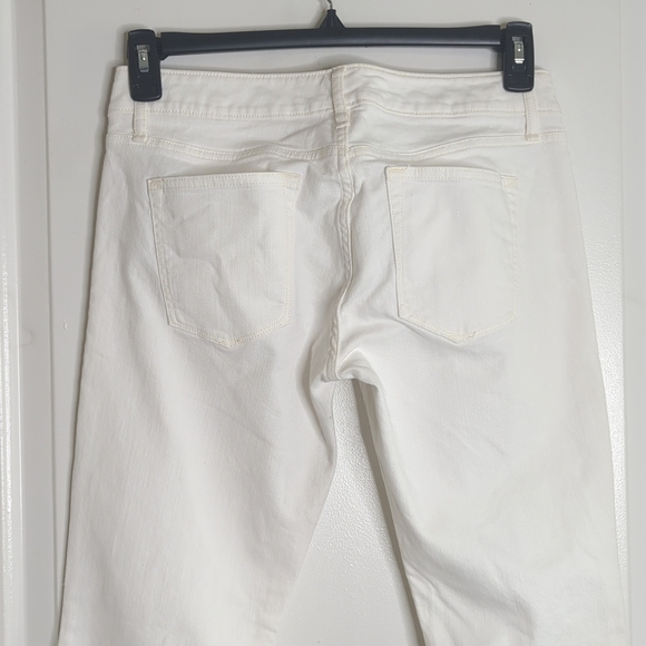 Gap 1969 Sexy Bootcut White Denim Classic 5 Pocket Style Jeans 28P - Picture 5 of 11